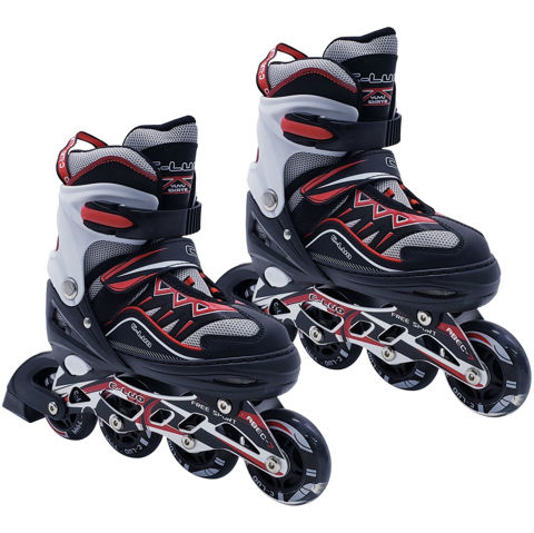 Imagen de Patin roller 4 en linea ruedas de silicona  base de aluminio