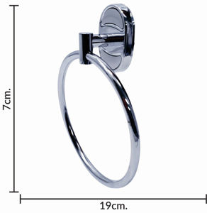 Imagen de Toallero redondo acero inoxidable