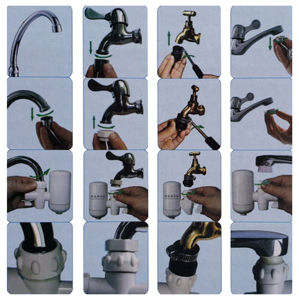 Imagen de Filtro purificador agua cerámica para canilla