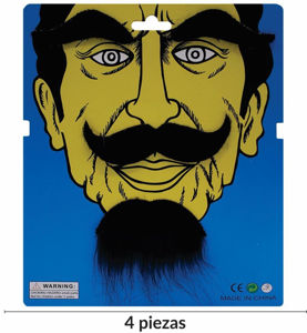 Imagen de Bigote Cejas y Barba - Accesorios para Disfraz