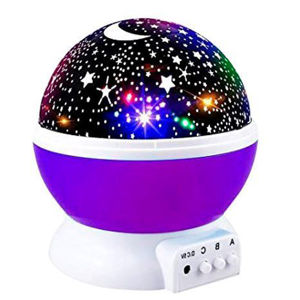 Imagen de Lámpara veladora proyector led de estrellas usb mesa techo