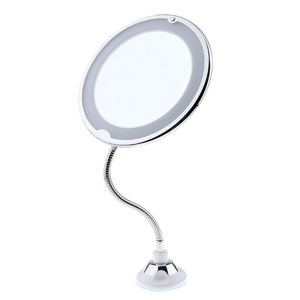 Imagen de Espejo aumento luz led flexible 360º make up