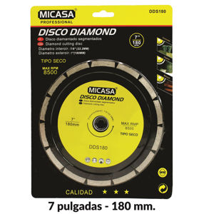 Imagen de Disco diamantado 180 mm seco - mi casa
