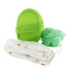 Imagen de Set de esponjas y gorro de baño