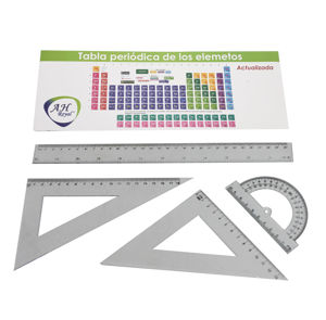 Imagen de Juego de geometría 4 piezas + Tabla periódica