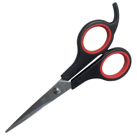 Imagen de Tijera punto rojo 7" con cola