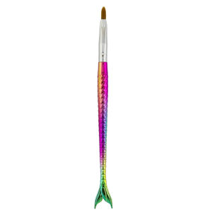 Imagen de Pincel plano para decoración de uñas-cola de pez