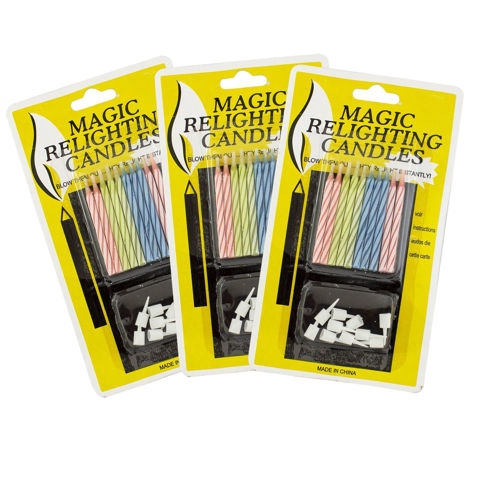 Imagen de Velas mágicas para cumpleaños con base 10 unidades