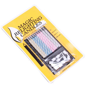 Imagen de Velas mágicas para cumpleaños con base 10 unidades