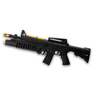 Imagen de Metralleta de  juguete con luz sonido y movimiento