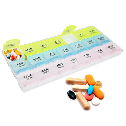 Imagen de Pastillero semanal  3 veces al dia