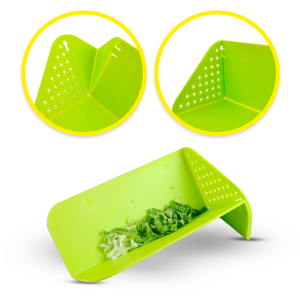 Imagen de Tabla para picar plegable escurridor 2 en 1