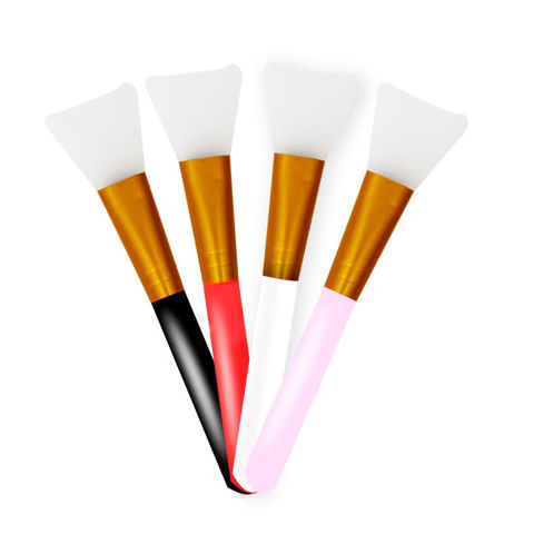 Imagen de Brocha pincel aplicador de máscara facial  de silicona