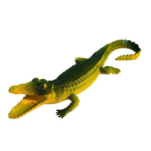 Imagen de Cocodrilo de goma con chifle Animalito Juguete