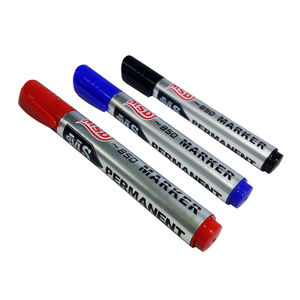 Imagen de Marcador permanente grueso  en colores por 3 unidades.