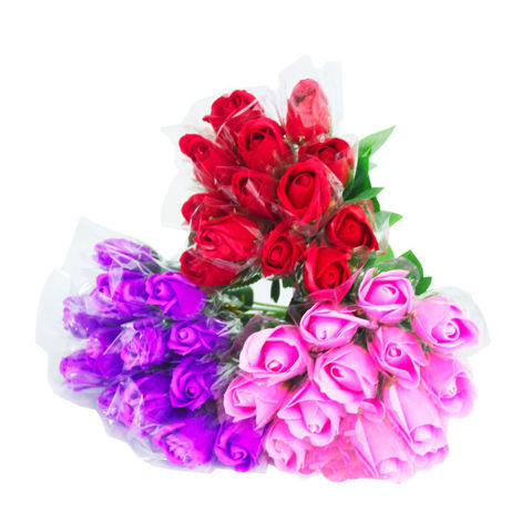 Imagen de Flor adorno rosa