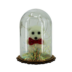 Imagen de Adorno  oso en cúpula con luz