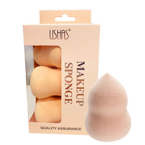 Imagen de Almohadilla de esponja para maquillaje 6 unidades Ushas