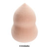 Imagen de Almohadilla de esponja para maquillaje 6 unidades Ushas