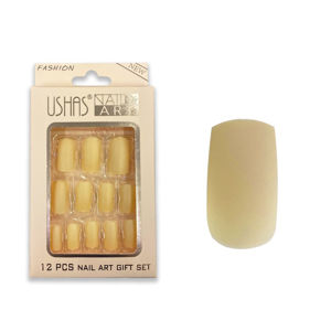 Imagen de Uñas postizas mate 12 unidades Ushas