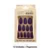 Imagen de Uñas postizas mate 12 unidades Ushas