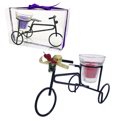 Imagen de Adorno vela en soporte de metal