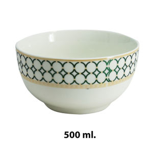 Imagen de Bowl cerámica blanco estampado