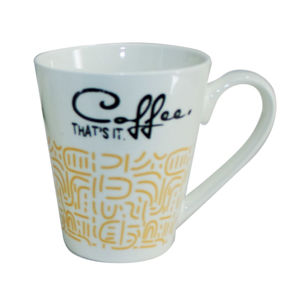 Imagen de Jarro cerámica estampado Coffee dibujos abstractos