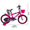 Imagen de Bicicleta rod. 16 canasto + rueditas + accesorios niño niña