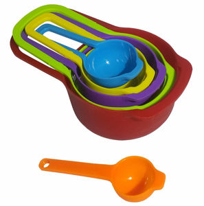 Imagen de Cucharas tazas medidoras  colores