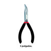 Imagen de Pinza punta curva 5"en blister