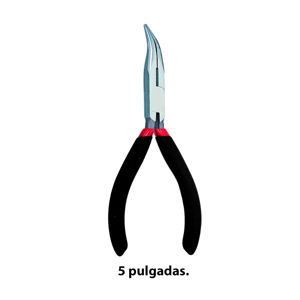Imagen de Pinza punta curva 5"en blister