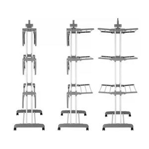 Imagen de Tendedero plegable 3 niveles con ruedas