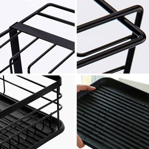 Imagen de Escurreplatos y cubiertos de metal 2 pisos