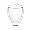 Imagen de Vaso vidrio doble pared 250ml
