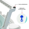 Imagen de Bañito plegable para bebés con desague porta lluvero porta jabón