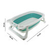 Imagen de Bañito plegable para bebés con desague porta lluvero porta jabón