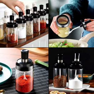 Imagen de Especiero de vidrio con cuchara