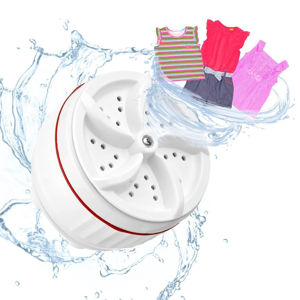 Imagen de Mini lavarropas portátil de turbina ultrasónica USB para lavado de ropa