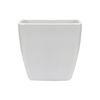 Imagen de Maceta plástica blanca cuadrada