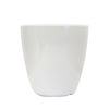 Imagen de Maceta plástica blanca cilíndrica