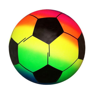 Imagen de Pelota goma fútbol multicolor