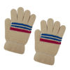 Imagen de Guantes de lana infantil con rayas