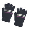 Imagen de Guantes de lana infantil con rayas