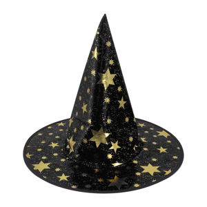 Imagen de Sombrero de bruja con estrellas - Accesorio para Disfraz