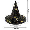 Imagen de Sombrero de bruja con estrellas - Accesorio para Disfraz