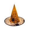 Imagen de Sombrero de bruja con tela arañas - Accesorio para Disfraz
