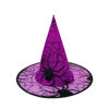 Imagen de Sombrero de bruja con tela arañas - Accesorio para Disfraz
