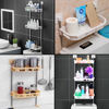 Imagen de Estante organizador baño cocina para fijar a la pared 3 niveles