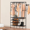 Imagen de Organizador multifuncional ropero con perchero y estantes